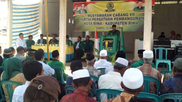 Suasana Muscab PPP Kabupaten Bima.
