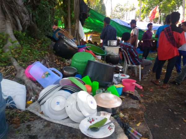 fotobim: Beginilah kondisi dapur darurat warga Oi Katupa.