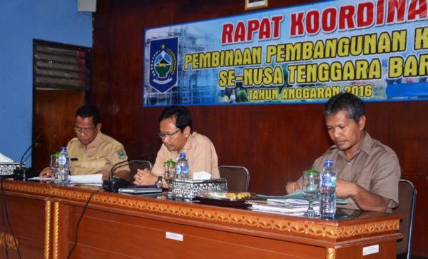 Rakor Pembangunan Pemprov NTB dan Pemkab Bima.